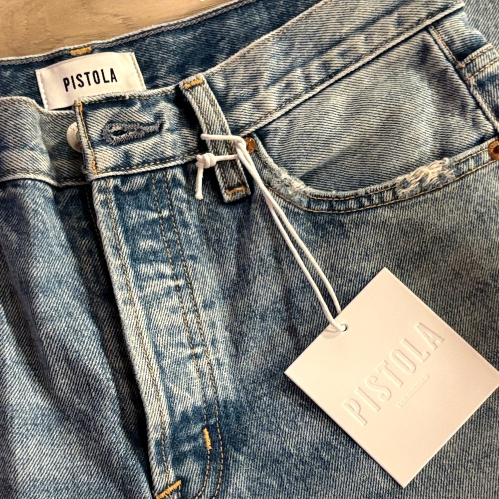 Pistola Distressed Denim Jeans - Picture 3 of 4